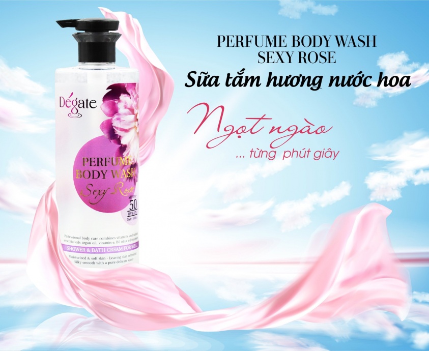 SỮA TẮM THƯỢNG LƯU DE'GATE HƯƠNG SEXY ROSE